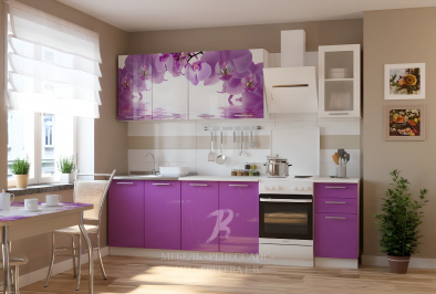 Кухня "Фиолетовая орхидея"